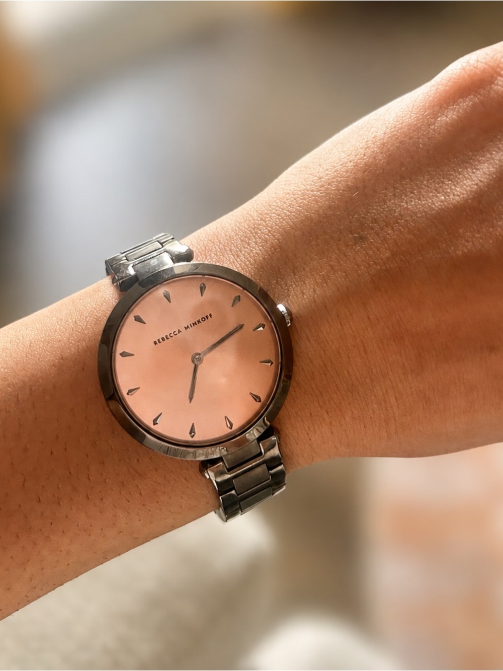 Rebecca Minkoff Women's  Silver Bracelet Watch